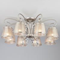 Потолочная люстра Eurosvet Liona 60065/8 серебро фото Потолочная люстра Eurosvet Liona 60065/8 серебро. Фото №1