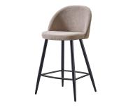 Стул полубарный ESF 373B-2 бежевый/черный фото Стул полубарный ESF 373B-2 бежевый/черный. Фото №1