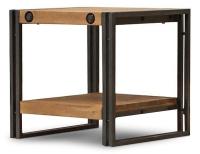 Столик Secret De Maison CITY ( mod. CTY L12 ) металл/дерево, 51х50х50см, коричневый дым (smoke brown B034)