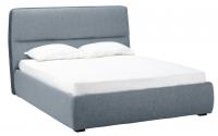 Кровать с ортопедическим основанием и ящиком Сканди 1.8 Грей