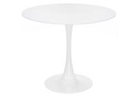 Стол стеклянный Tulip 90 белый