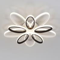 Потолочная люстра Eurosvet Blade 90137/10 белый/чёрный 110W. Фото №1