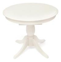 Стол обеденный BEATRICE NEW (Беатриче New)дерево гевея/мдф, 90+35х90х76 см, pure white (402) Стол обеденный BEATRICE NEW (Беатриче New)дерево гевея/мдф, 90+35х90х76 см, pure white (402)