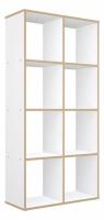 Стеллаж Polini Home Smart, белый фото Стеллаж Polini Home Smart, белый. Фото №1