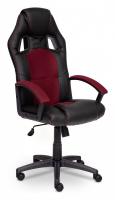 Компьютерное кресло DRIVER кож/зам/ткань, черный/бордо, 36-6/13 (id:  )