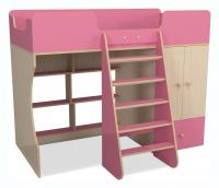 Набор для детской Р446, древесина коричневая светлая дуб. Фото №1