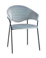 Стул Алексис велюр пыльно-голубой фото Стул Алексис велюр пыльно-голубой. Фото №1