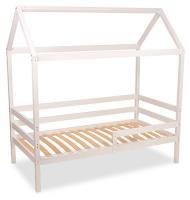 Кровать-домик Polini Kids Simple, белый. Фото №1