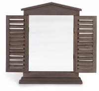 Зеркало садовое Secret de Maison Ajian (mod. PL08-35630) дерево, 46*5*59, Античный коричневый. Фото №1