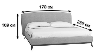 Кровать с ортопедическим основанием и ящиком Сканди Лайт 1.4 Бежевый. Фото №3