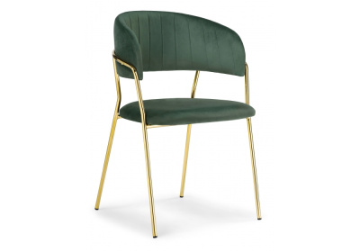 Стул Kamelia dark green / gold. Фото №2