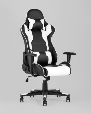 Кресло игровое TopChairs Diablo белое. Фото №3