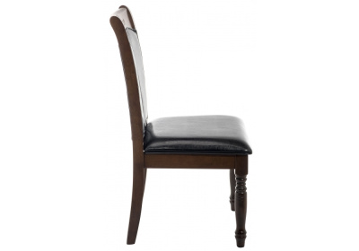 Стул деревянный Gala dirty oak / black. Фото