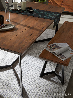 Обеденный стол DUPEN DT-35 Дуб OREGON фото Обеденный стол DUPEN DT-35 Дуб OREGON. Фото №5