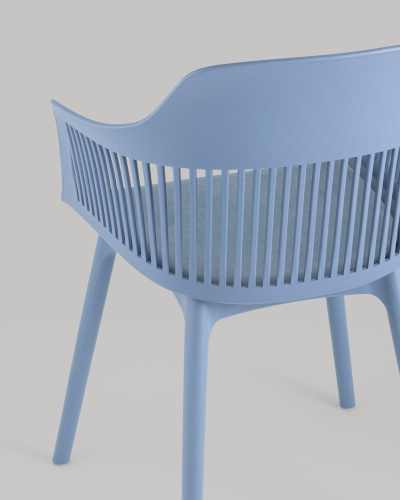 Стул Crocus с подушкой велюр голубой фото Стул Crocus с подушкой велюр голубой. Фото №9