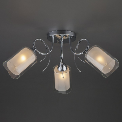 Потолочная люстра Eurosvet Renee 30122/3 хром фото Потолочная люстра Eurosvet Renee 30122/3 хром. Фото №2