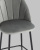 Стул полубарный Логан велюр серый фото Стул полубарный Логан велюр серый. Фото №9