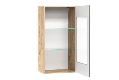 Шкаф навесной  Livorno  НМ 011.30, Софт Графит, Дуб Бунратти. Фото №2