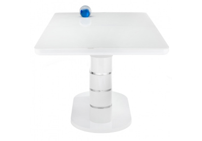 Стол стеклянный Plas 140 super white. Фото №5
