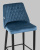 Стул полубарный Диего велюр пыльно-синий фото Стул полубарный Диего велюр пыльно-синий. Фото №9