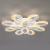 Потолочная люстра Eurosvet Flake 90140/12 белый 168W фото Потолочная люстра Eurosvet Flake 90140/12 белый 168W. Фото №1
