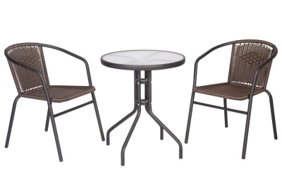 Комплект садовый "Бистро" BISTRO с круглым столом. Фото №2