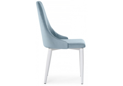 Стул Kora light blue / white фото Стул Kora light blue / white. Фото №3