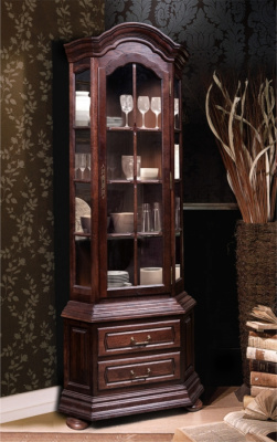 Шкаф для посуды (угловой) Ноктюрн ГМ 5260. Фото