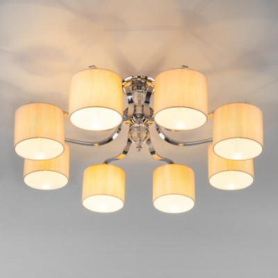 Потолочная люстра Eurosvet Shantel 60111/8 хром. Фото