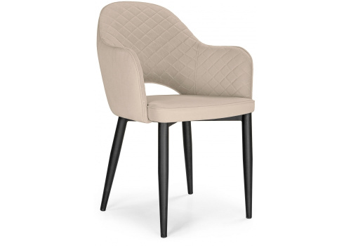 Стул Vener black / beige. Фото №1