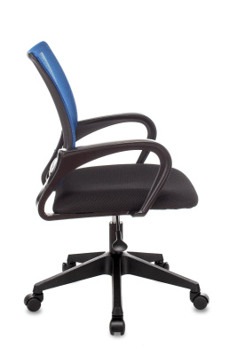 Кресло офисное TopChairs ST-Basic сетка/ткань синий фото Кресло офисное TopChairs ST-Basic сетка/ткань синий. Фото №4