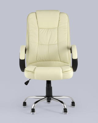 Кресло руководителя TopChairs Atlant бежевое фото Кресло руководителя TopChairs Atlant бежевое. Фото №5