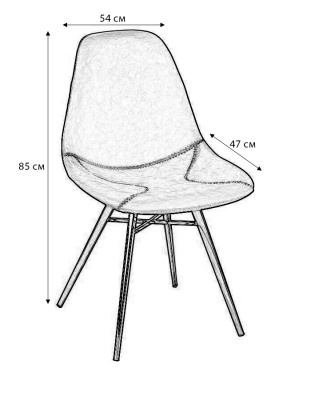 Стул складной ДЖОН металлик, белый. Фото №3