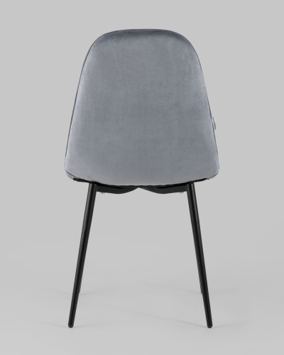 Стул Тейлор велюр серый. Фото №6