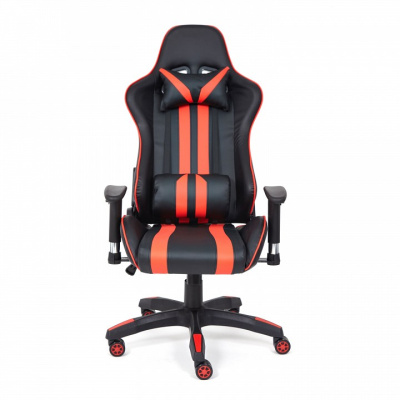 Кресло iCar, кож/зам, черный/красный (id: ) фото Кресло iCar, кож/зам, черный/красный (id: ). Фото №2