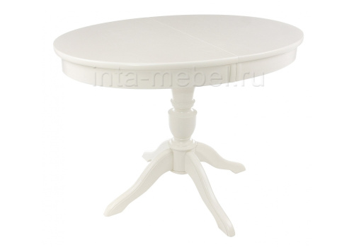 Стол деревянный Arno без патины / молочный. Фото №1