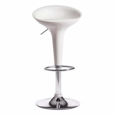 Стул барный NAIL (mod. KY801) металл/пластик, 42*44*67-88 см, белый/хром (поставляется по 2 шт). Фото №2