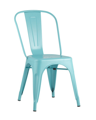 Стул TOLIX голубой матовый. Фото