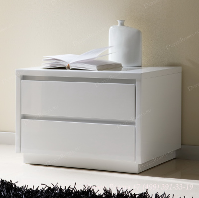 Тумба прикроватная DUPEN М-96 белая. Фото №2