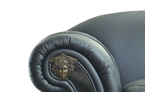 Диван Versace 3-х местный черный фото Диван Versace 3-х местный черный. Фото №17