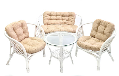 Комплект Багама с диваном и бежевыми подушками. Фото №3