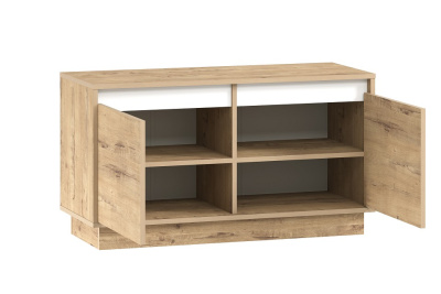 Тумба НМ 040.53 Virginia  Белый Скандинавский/Дуб Бунратти. Фото №2