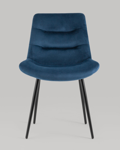 Стул Остин велюр пыльно-синий фото Стул Остин велюр пыльно-синий. Фото №4