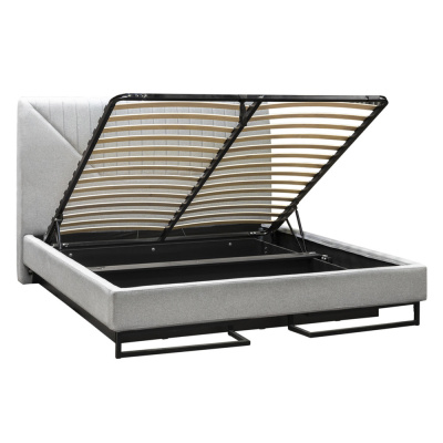 Кровать с ортопедическим основанием и ящиком 1.4 Loft Alberta Стоун. Фото №5