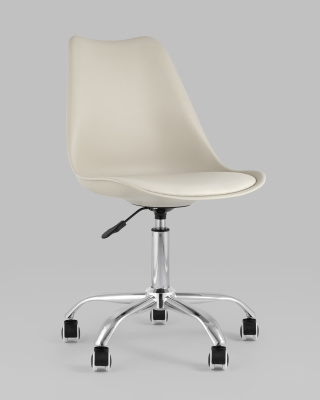 Стул офисный BLOK NEW пластиковый бежевый фото Стул офисный BLOK NEW пластиковый бежевый. Фото №3