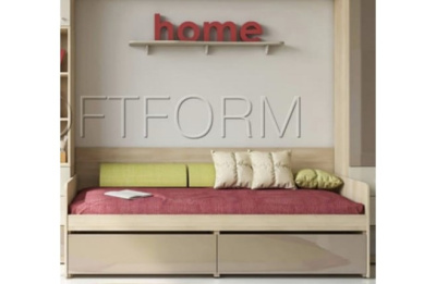 Полка навесная симметричная Силуэт. Фото №4