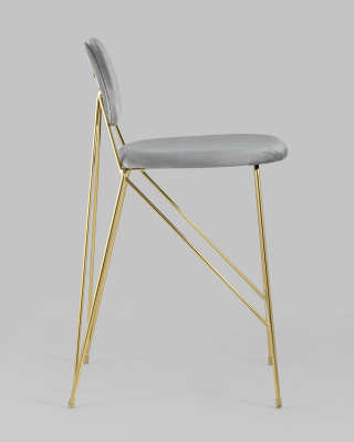 Стул Элис полубарный светло-серый. Фото №5