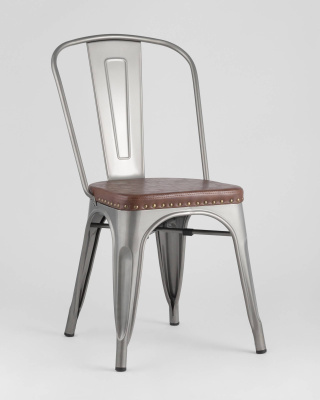 Стул TOLIX SOFT серебристый. Фото №3