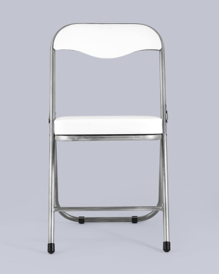 Стул складной ДЖОН металлик, белый фото Стул складной ДЖОН металлик, белый. Фото №5