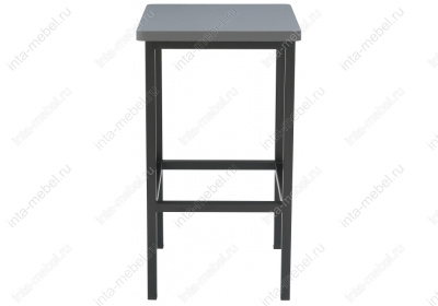 Барный стул Лофт темно-серый / черный матовый фото Барный стул Лофт темно-серый / черный матовый. Фото №2